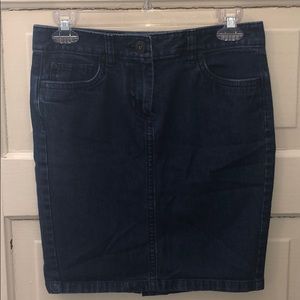 Ann Taylor Denim Skirt size 2 petite